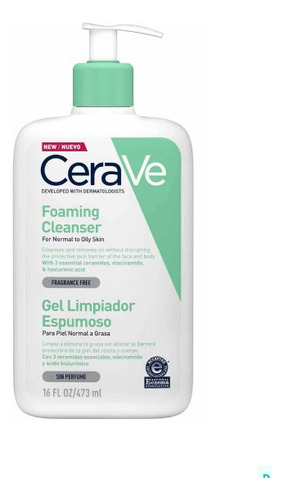 Cerave Gel Limpiador Espumoso 473 Ml