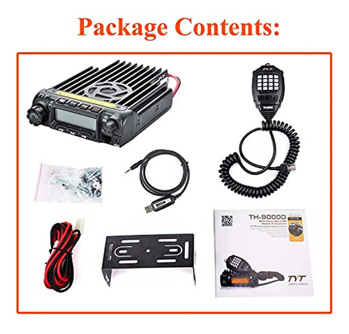 Tyt Th-9000dplus: Transceptor Uhf 40w Pack Con Cable Gratis