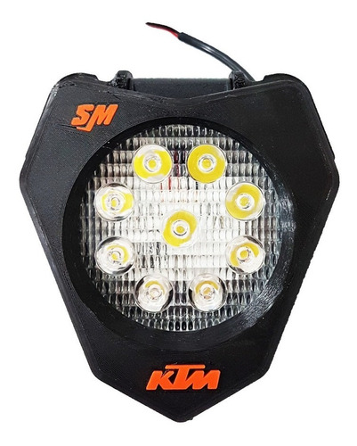 Faro Optica Led 3d Moto Ktm Exc 08/13 Solomototeam