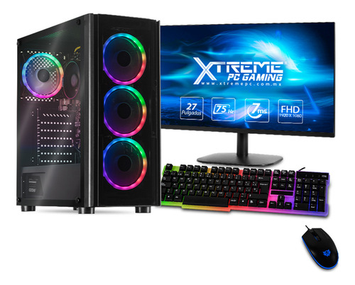 Xtreme PC Gaming AMD Radeon Renoir Ryzen 5 5600G 16GB SSD 1TB Monitor 27 WIFI