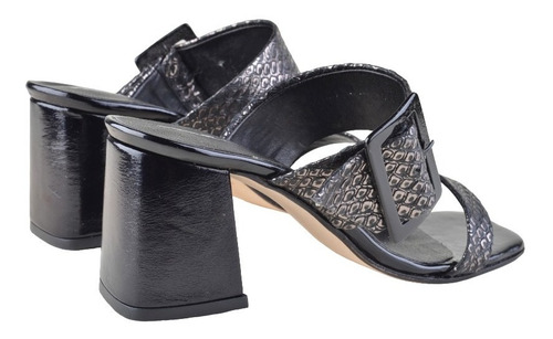 Imagen 3 de 8 de Sandalias Zuecos De Cuero De Mujer Livianos - Pash - Ferraro