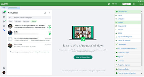 Wa Crm 3.1 Multi-contas Para Whatsapp Com Licença Vitalícia
