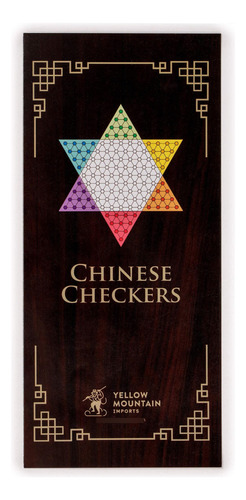 Juego Halma Damas Chinas Con Cajones De Madera Y Canicas