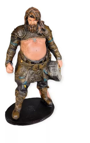 Boneco Estatueta Thor God Of War Ragnarok Colecionavel