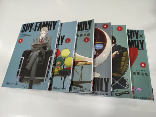 Set X 6 Manga Libro  Spy X Family, Español,  