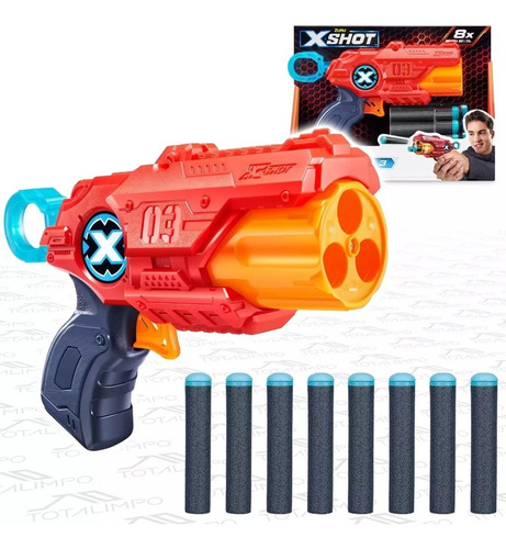 Pistola Revolver X-shot Mk 3 Excel Lanza Dardos Original
