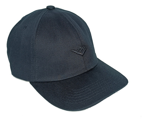 Boné Pony  Dad Hat All Black Preto 113 Discreto Casual