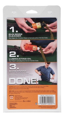 Kit De Limpieza Y Lubricación De Armas Boresnake Hoppes