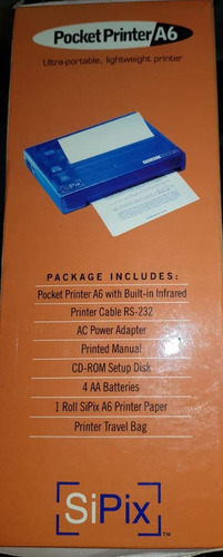 Impresora Portátil Pocket Printer A6!nueva Sellada!