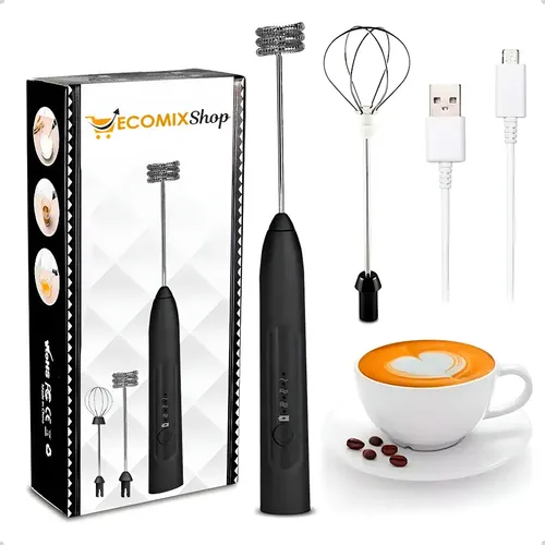 Mini Mixer Elétrico Misturador De Bebidas 2 Em 1 Portátil Fue Rec...