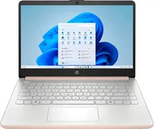 Notebook Hp 14-dq6015dx 14 Hd 128gb /4gb Ram Intel N150 W11 - Pale Rose Gold Rosa