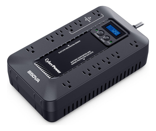 Ups Cyberpower De 850va/510w, Standby, 12 Contactos Negro