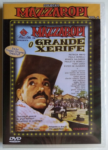 Dvd Mazzaropi - O Grande Xerife - Original Lacrado