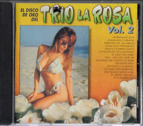 Trio La Rosa. El Disco De Oro... Cd Orig Usado. Qqa. Promo.