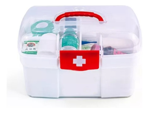 Caja Botiquín Contenedor Auxilio Médico Seguridad Remedio