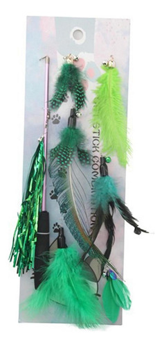 Xr Set De Plumas De Gato Varilla Telescópica Jugar Faux