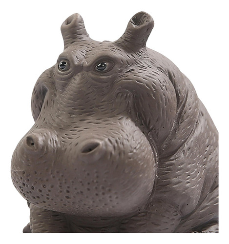 Pequeña Estatua De Hipopótamo Figura De Hipopótamo En