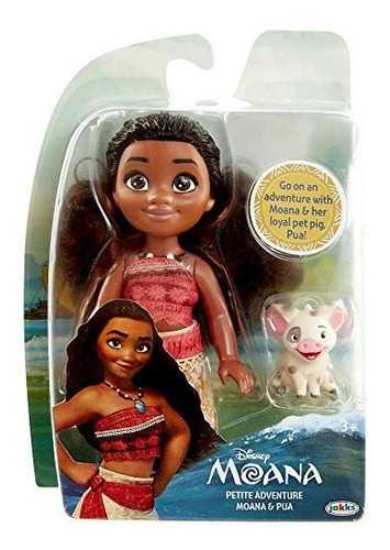 Disney Princess Petite Adventure Moana Y Pua Doll