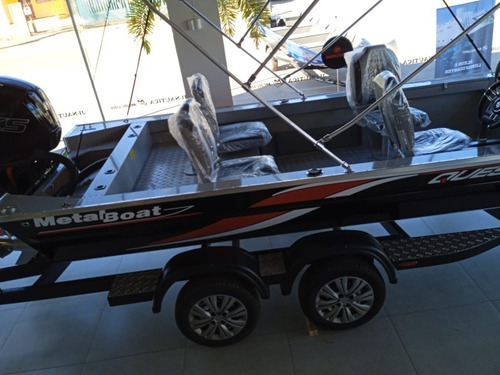 Lancha Metalboat Quest 195 Mercury 115 Reboque 2 Eixo