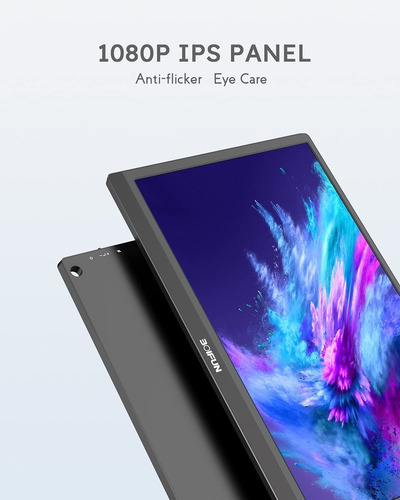 Imagen 2 de 9 de Monitor Portátil Boifun, 15,8 «1080p, Usb C, Hdmi, Ips