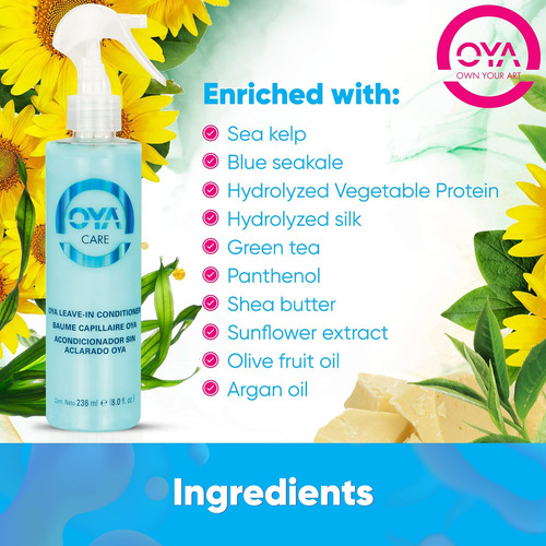 Condicionador Leave In Oya - 236 Ml - Para Cabelos Naturais,