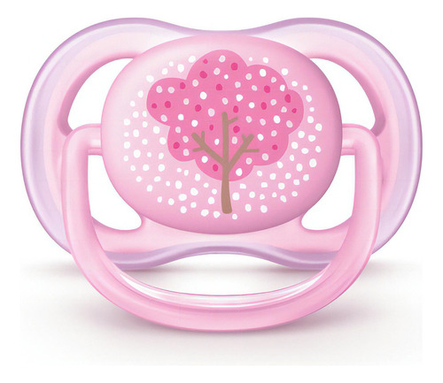 Chupeta Avent Ultra Air Decorada Bico Silicone 0 Á 6 Meses Cor Rosa Período de idade 0-6 meses