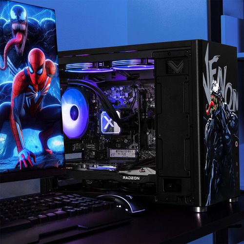 Xtreme Pc Gaming Amd Radeon Rx 7600 Ryzen 7 5700g 32gb Ssd 1tb Sistema Liquido Wifi Venom-spider