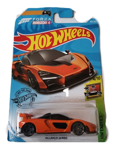 Hot Wheels Mclaren Senna Naranja Exotics 