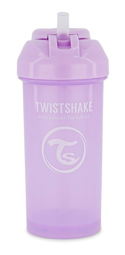 Vaso Straw Cup Twistshake 12oz Lila Pastel