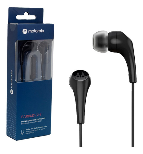 Auricular In-ear Motorola Earbuds 2s Negro Original