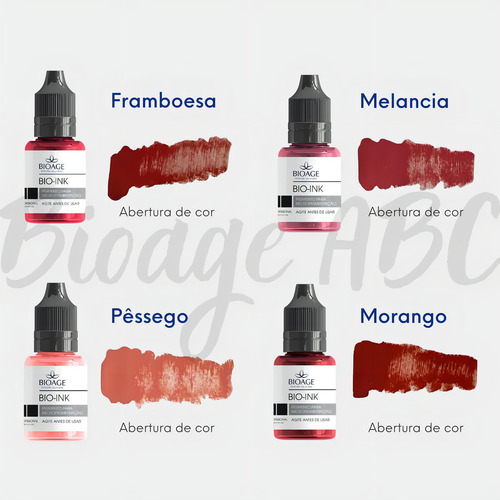 Bio-ink Micro Pigmentação Labial - Morango