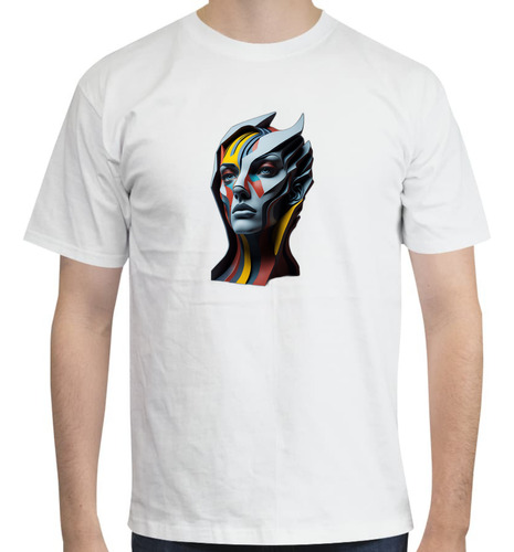 Playera Colección Surrealista - Rostro Vibrante - Moda