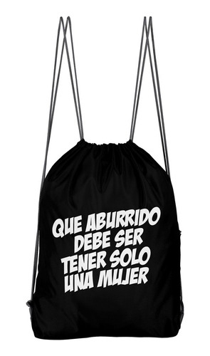 Bolso Deportivo Que Aburrido Debe Ser (d0158 Boleto.store)