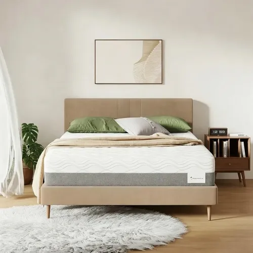Colchón Matrimonial 135x190x20cm Memory Foam Confort En Caja