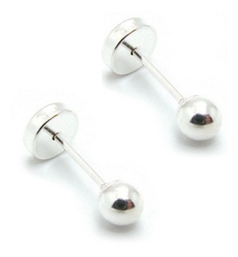 Aros Abridores Bolita De Plata 925 Lili Modelo 5003 - 3,5 Mm