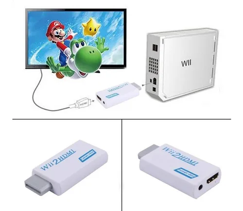 Adaptador Alta Definicion Para Wii-hdmi Wii Por Cable Hdmi