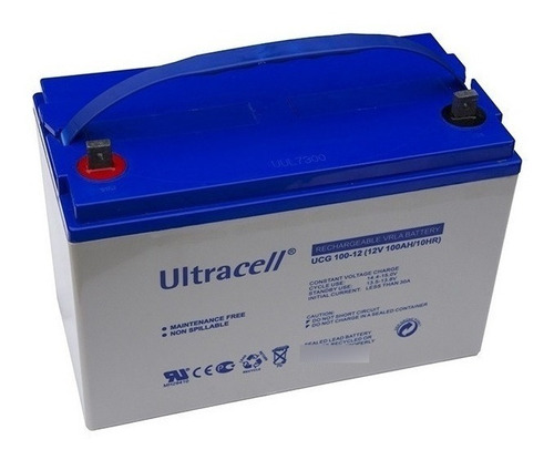 Batería Ciclo Profundo Gel Ultracell 12v 100ah Energía Solar