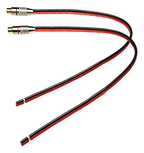 Cable De Bocina De 14 Awg Con Conector Hembra Phono Rca, 2