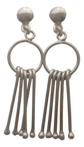 Aretes De Plata Estilo Juego De Llaves