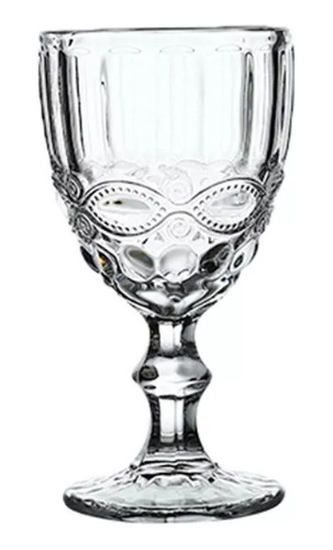 Copa Agua Cristal Vaso Transparente Facetada Vajilla Trendy