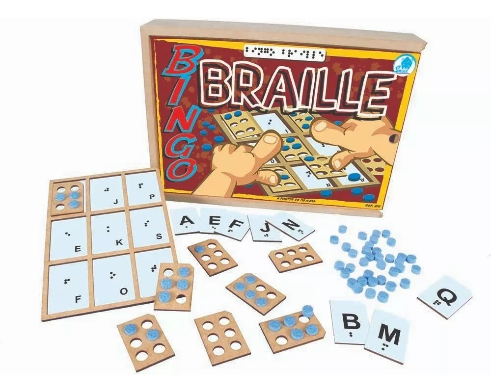 Jogo De Damas Adaptado Braille MDF