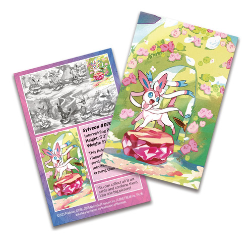 Pokemon Prismatic Evolution Minitin Umbreon Y Sylveon Inglés