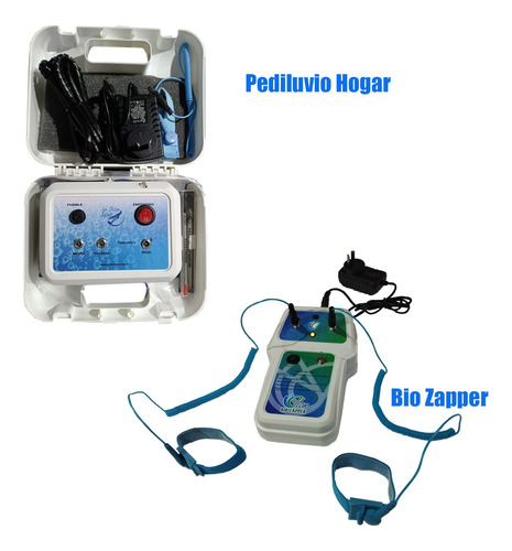 Combo Detox Original Pediluvio + Bio Zapper Ion Detox Global Blanco