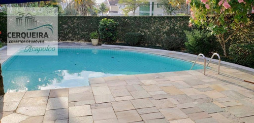 Casa Para Alugar, 380 M² Por R$ 6.000,00/mês - Acapulco - Guarujá/sp - Ca0543