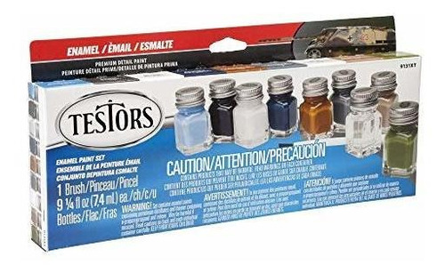 Pintura Acrílica Testors Camo Flat Enamel Paint Set (el Emb