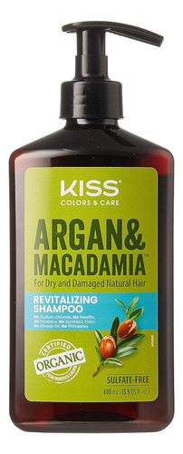 Kiss Color & Care Champú Natural De Argán Y Macadamia Para C