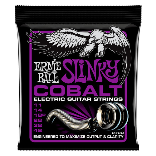 Ernie Ball Power Slinky Cobalt Enc Guitarra Eléctrica 11-48