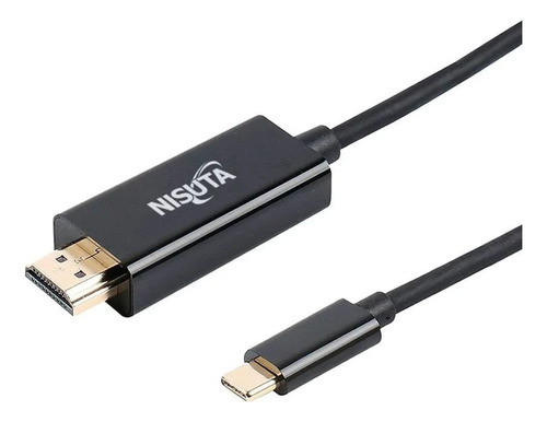 Cable Usb C Nisuta 3.1/ Hdmi 4k 1.8mts Ns-causchd