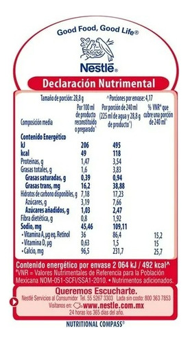 Leche En Polvo Carnation Clavel 120 G