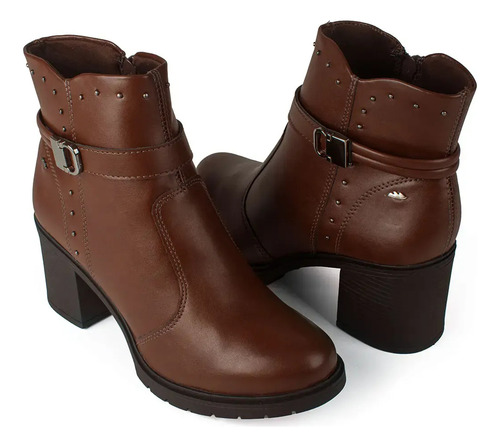 Bota Vestir Moda Mujer Taco Cuadrado Dakota Da761
